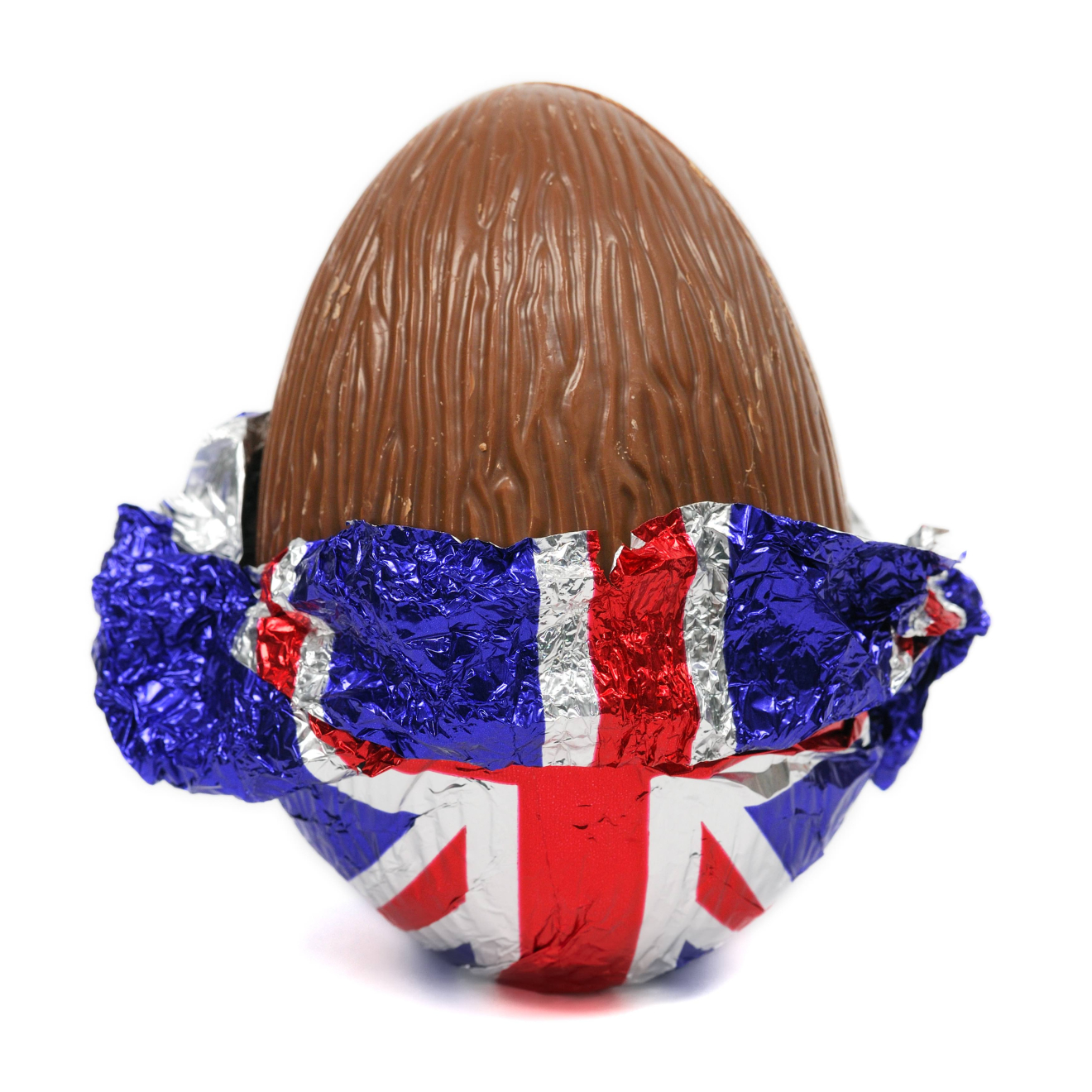 Unwrapped Chocolate Easter Egg